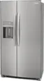 Left. Frigidaire - Gallery 25.6 Cu. Ft. Side-by-Side Refrigerator - Smudge-Proof® Stainless Steel.