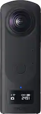 Front. Ricoh - THETA Z1 360 Degree 4K Video 23.0 Megapixel Digital Camera - Black.