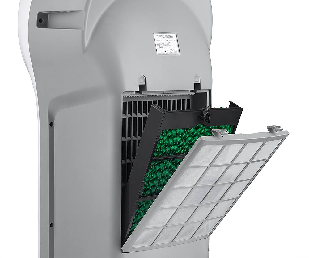 Alt View 19. NewAir - 470 CFM Evaporative Air Cooler and Cooling Fan with CycloneCirculation - White.