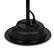 Alt View 21. NewAir - 7500 CFM Pedestal Misting Fan with Adjustable Mist Settings - Black.