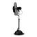 Alt View 23. NewAir - 7500 CFM Pedestal Misting Fan with Adjustable Mist Settings - Black.