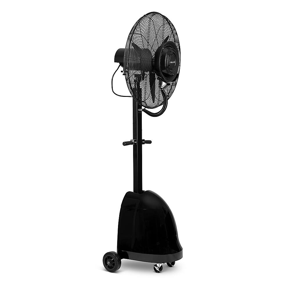 Alt View 22. NewAir - 7500 CFM Pedestal Misting Fan with Adjustable Mist Settings - Black.