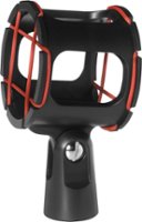 Samson - SP05 Q2U USB/XLR Dynamic Microphone Suspension Shockmount - Black & Red - Front_Zoom