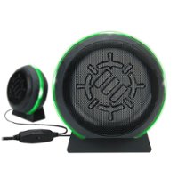 ENHANCE - SL2 USB Gaming 2.0 Computer Speakers - Green LED - Front_Zoom