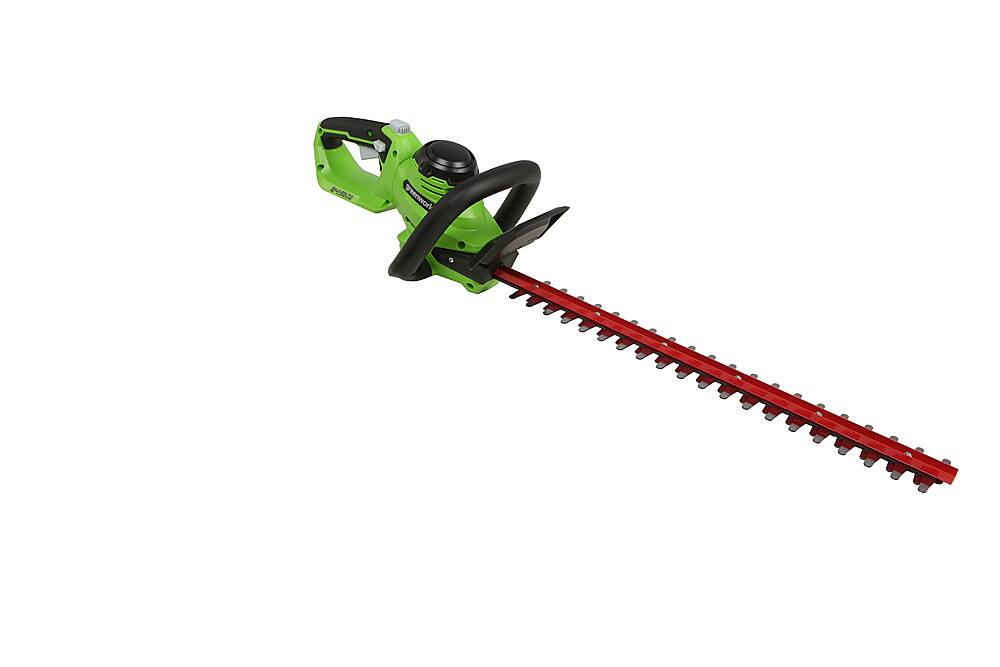 Alt View 11. Greenworks - 24-Volt 22-Inch Cordless Hedge Trimmer (Battery Not Included) - Black/Green.