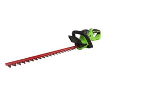 Greenworks - 22 in. 24-Volt Cordless Hedge Trimmer (Battery and Charger Not Included) - Black/Green - Left_Zoom