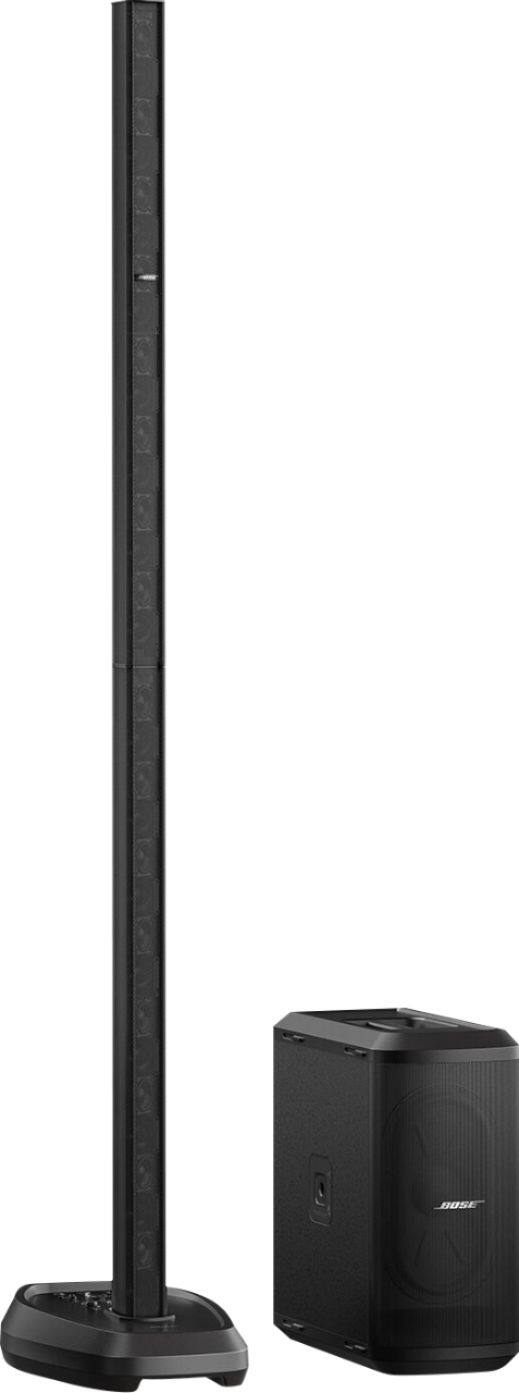 Angle View: L1 PRO32 Portable Line Array Speaker System Bluetooth Bundle with Bose Sub 1 - Black