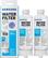 Front Zoom. Samsung - HAF-QIN Refrigerator Water Filter 2 pack - White.