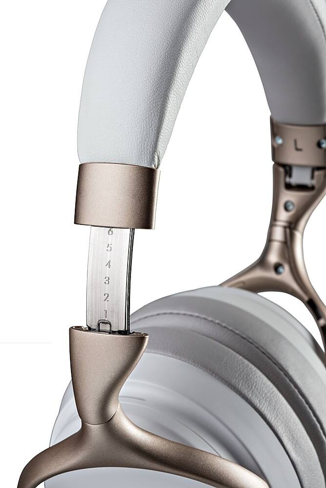 Alt View 12. Denon Electronics - Wired Noise-Cancelling Headphones, Up to 30 Hrs of Noise Cancellation, Auto-Standby Mode - White.