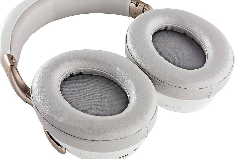 Alt View 13. Denon Electronics - Wired Noise-Cancelling Headphones, Up to 30 Hrs of Noise Cancellation, Auto-Standby Mode - White.