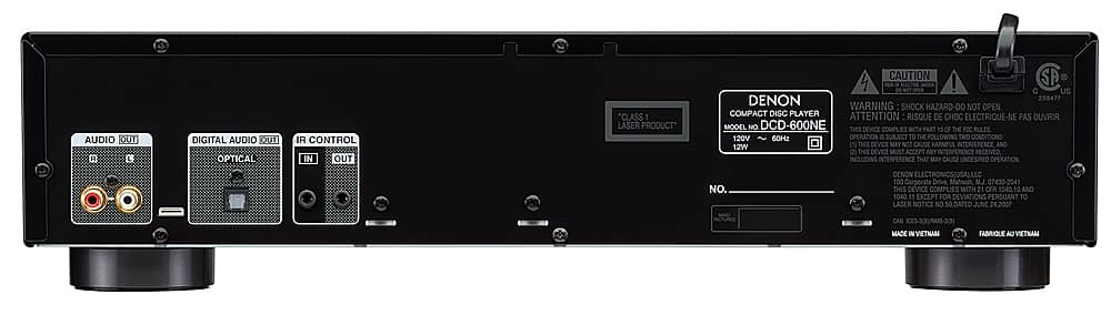 Alt View 12. Denon - CD Player - Black.