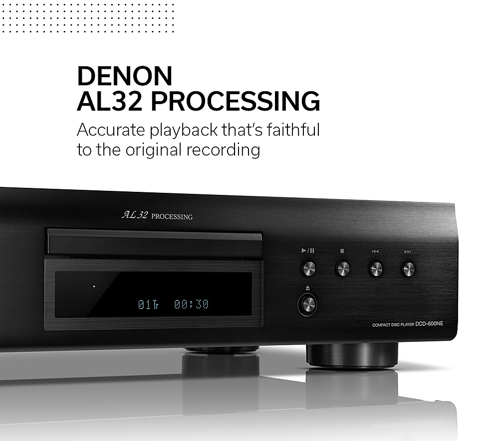 Denon DCD-600NE Reproductor CD - AL32 Dac 32 Bits 192kHz Black