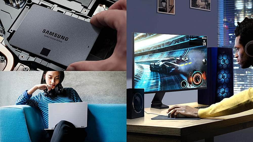 Alt View 15. Samsung - 870 QVO 8TB Internal SSD SATA - Black.