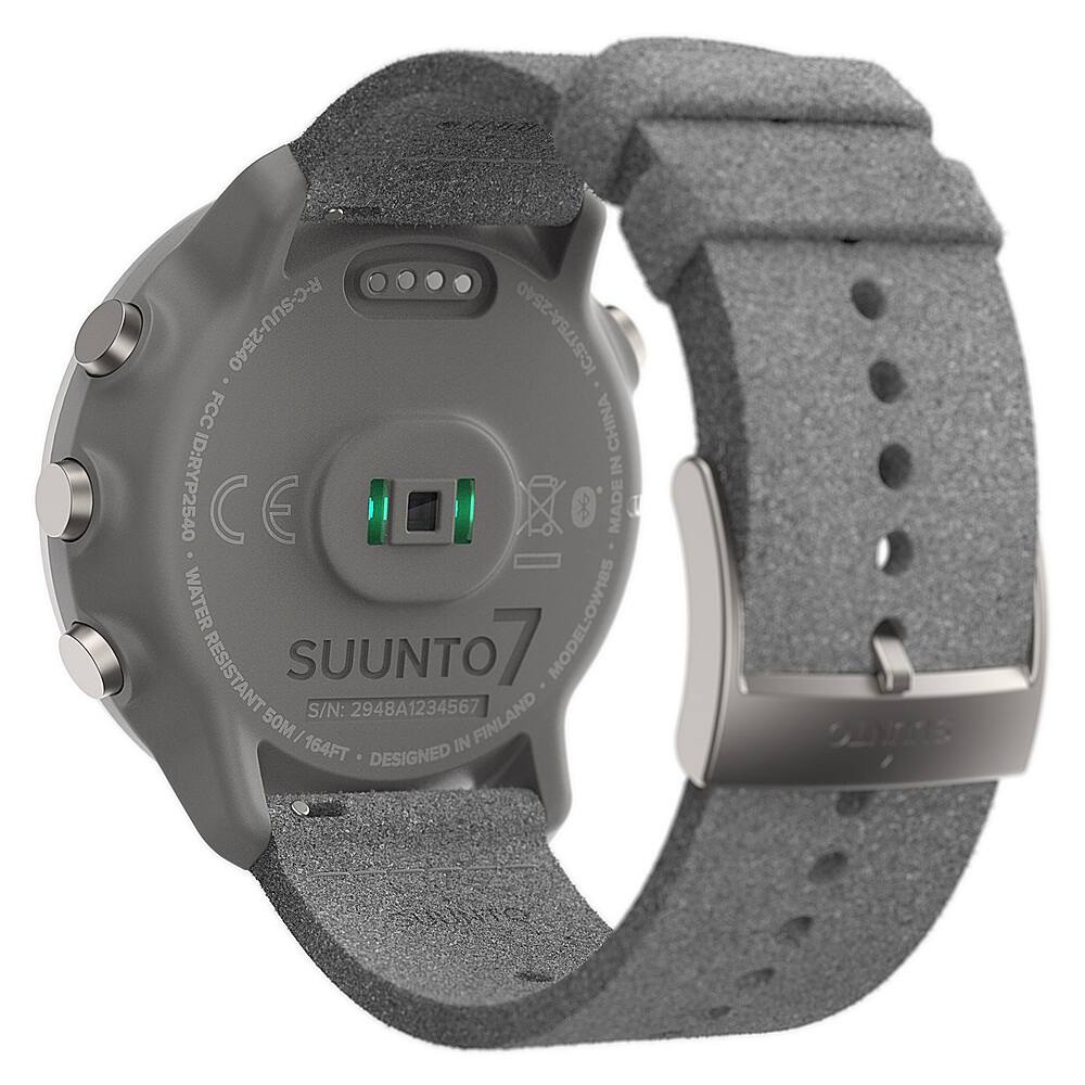 Back View: SUUNTO - 7 Titanium Sport Smartwatch GPS and Heart Rate Monitor - Stone Gray