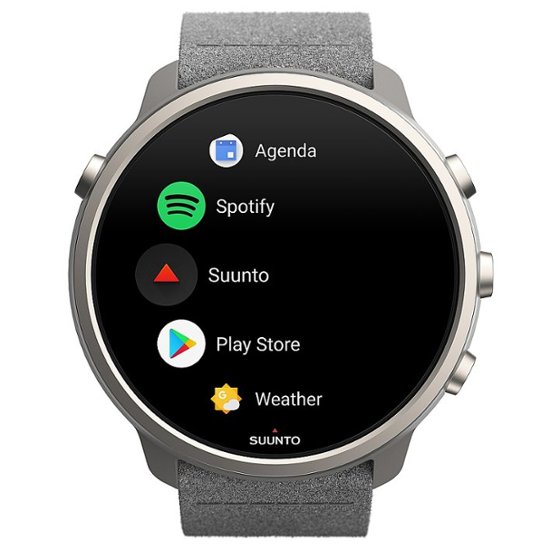 Bewusteloos entiteit gedragen SUUNTO 7 Titanium Sport Smartwatch GPS and Heart Rate Monitor Stone Gray  SS050567000 - Best Buy