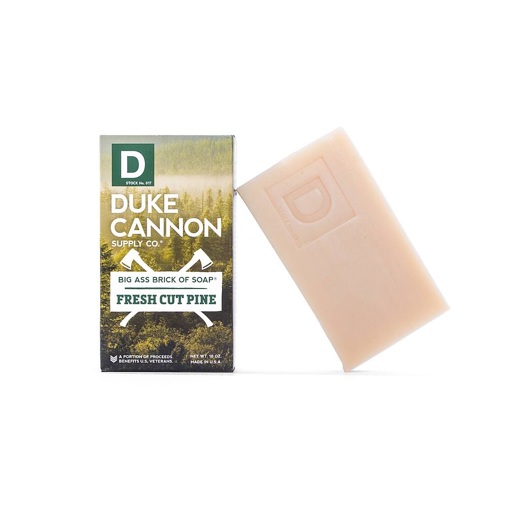 Angle View: Duke Cannon Big Ass Brick of Soap - Smells Like Fresh Cut Pine - n/a