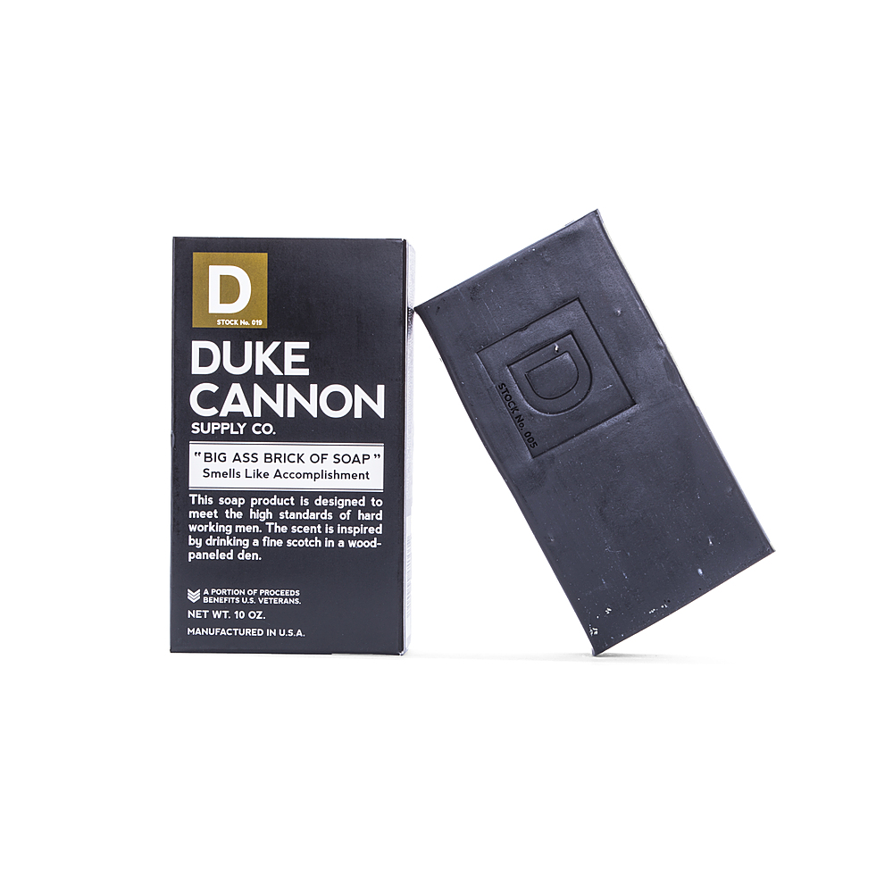 Angle View: Duke Cannon Big Ass Brick of Soap - Smells Like Naval Diplomacy - n/a