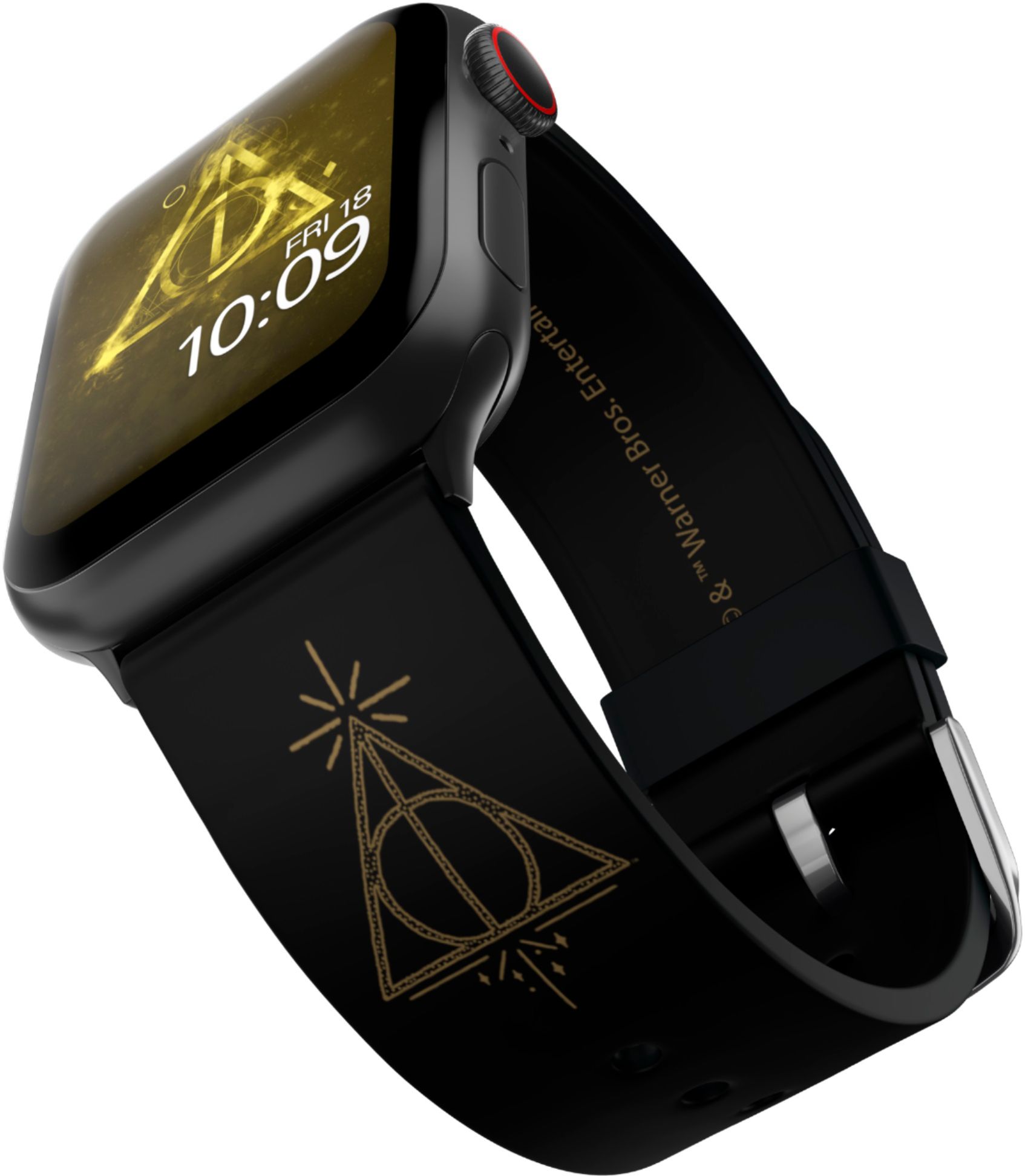 Angle View: MobyFox - Harry Potter – Deathly Hallows Smartwatch Band – Compatible with Apple Watch – Fits 38mm, 40mm, 42mm and 44mm