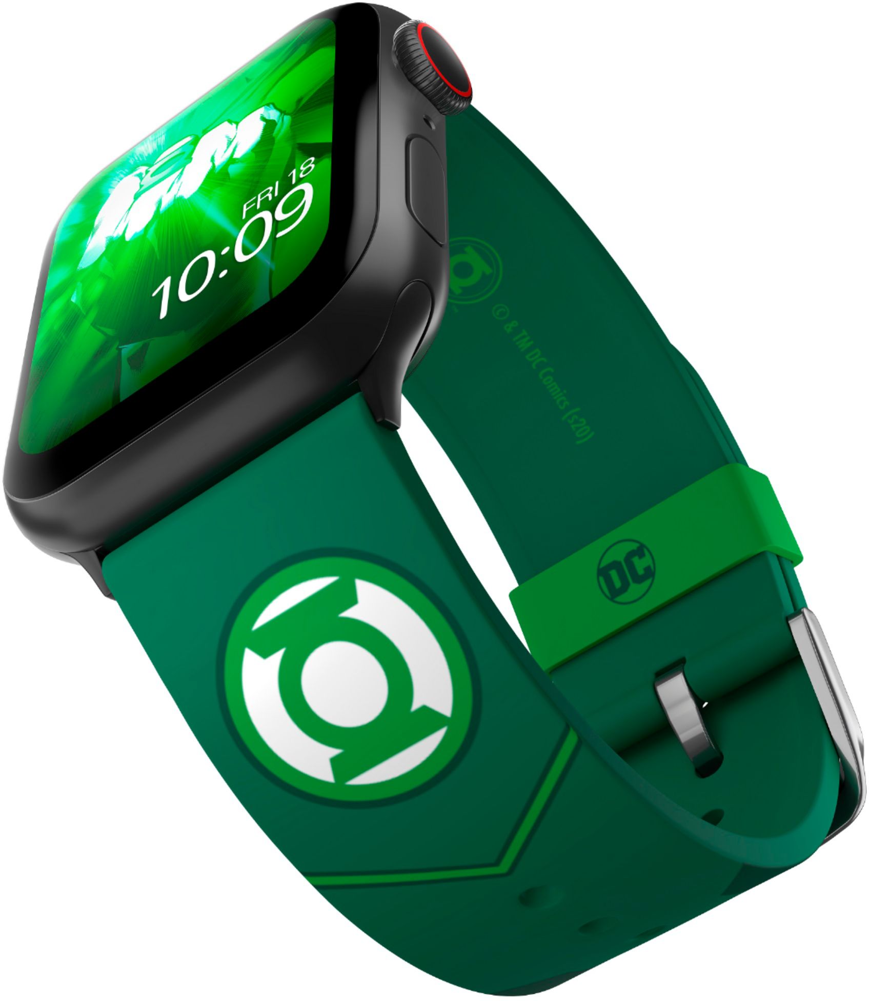 Angle View: MobyFox - DC Comics – Green Lantern Tactical Tech Edition - Compatible with Apple Watch – Fits 38mm, 40mm, 42mm and 44mm