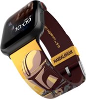 MobyFox - Star Wars The Mandalorian Code of Honor - Silicone Smartwatch Band Compatible with Apple Watch, Fits 38, 40, 42 & 44mm - Angle_Zoom