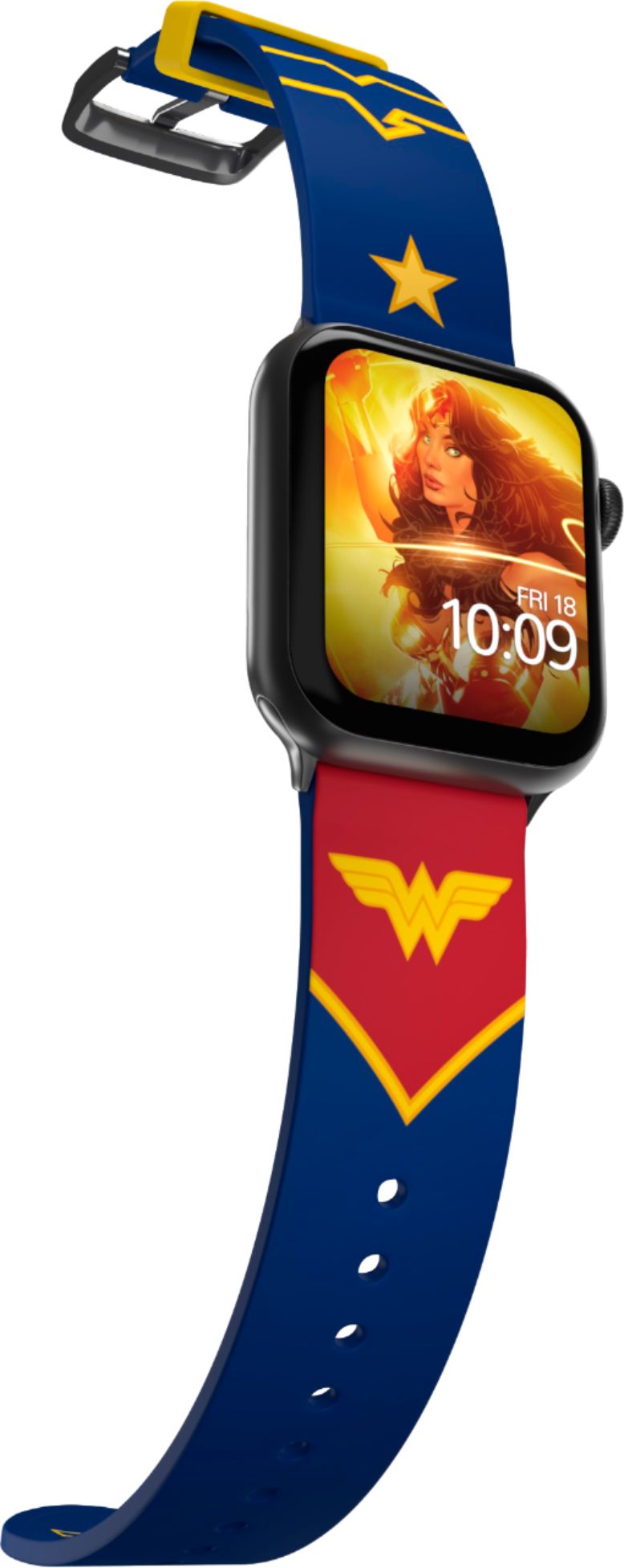 MobyFox - DC Comics – Wonder Woman Tactical Edition - Compatible with Apple Watch – Fits 38mm, 40mm, 42mm and 44mm