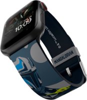 MobyFox - Star Wars: The Mandalorian - Beskar Armor Smartwatch Band – Compatible with Apple Watch– Fits 38mm, 40mm, 42mm and 44mm - Angle_Zoom