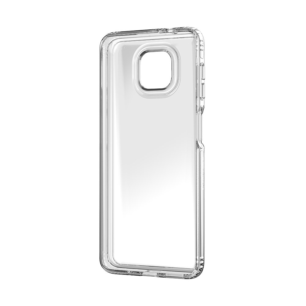 Left View: Tech21 - Evo Clear Case for Motorola G Power - Clear