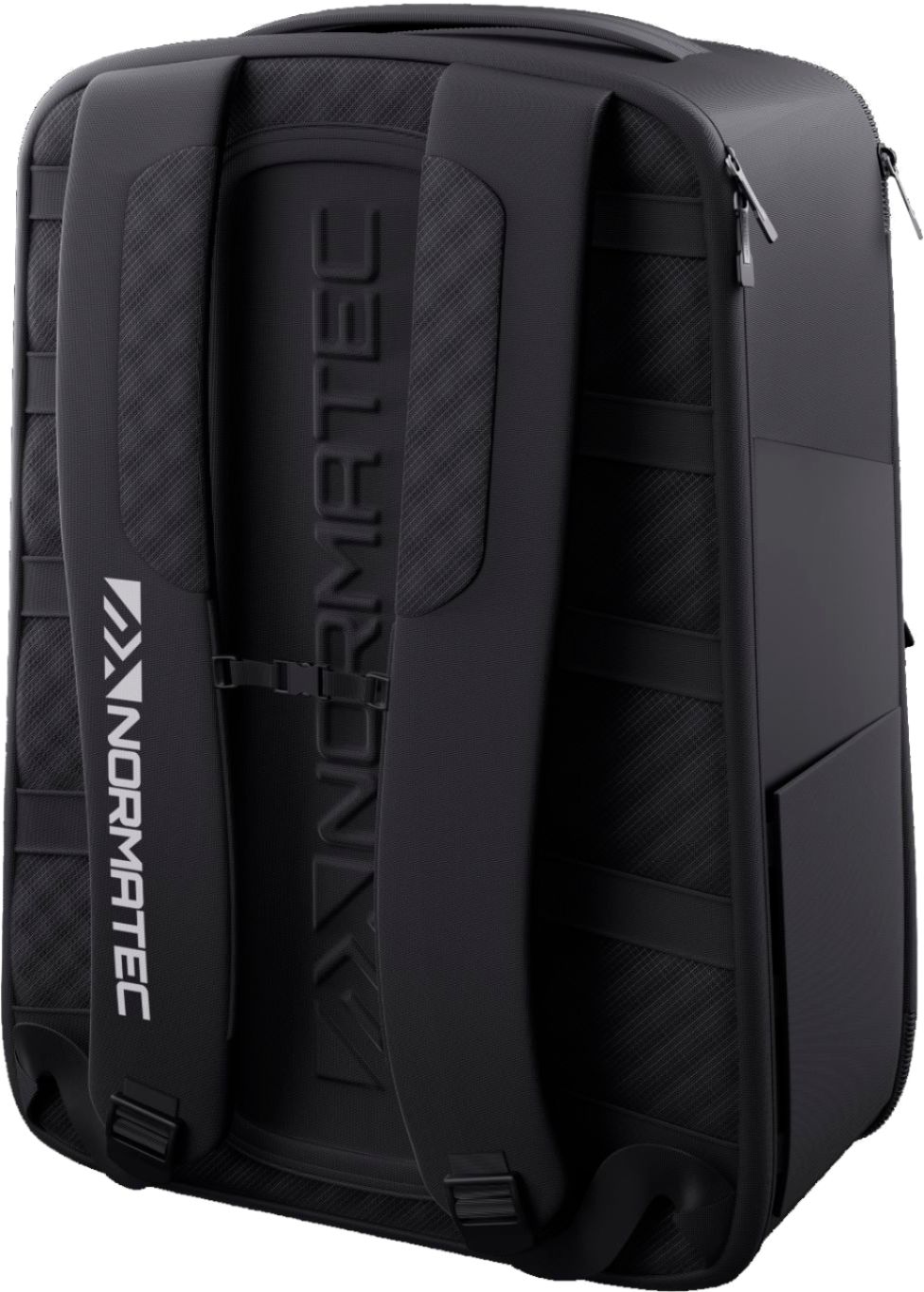 Left View: Hyperice - Normatec Backpack - Black