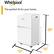 Left. Whirlpool - 350 Sq. Ft Portable Air Conditioner and 7,600 BTU Heater - White.