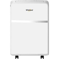 Whirlpool - 350 Sq. Ft Portable Air Conditioner and 7,600 BTU Heater - White - Front_Zoom