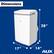 Left. AuxAC - 275 Sq. Ft 10,000 BTU Portable Air Conditioner - White.