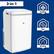 Alt View 11. AuxAC - 275 Sq. Ft 10,000 BTU Portable Air Conditioner - White.