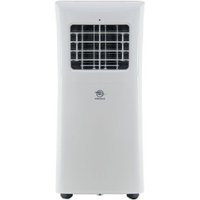 AireMax - Portable Air Conditioner with Remote Control for Rooms up to 300 Sq. Ft. - White - Front_Zoom