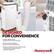 The image showcases a Honeywell dehumidifier designed for convenience. The dehumidifier features smooth-gliding wheels, allowing for easy movement from room to room. The installation process is quick and simple, saving time and effort. The dehumidifier also has a continuous draining system in dehumidifier mode, ensuring continuous operation without the need for frequent emptying of the water tank. The design of the dehumidifier focuses on user comfort and ease of use.