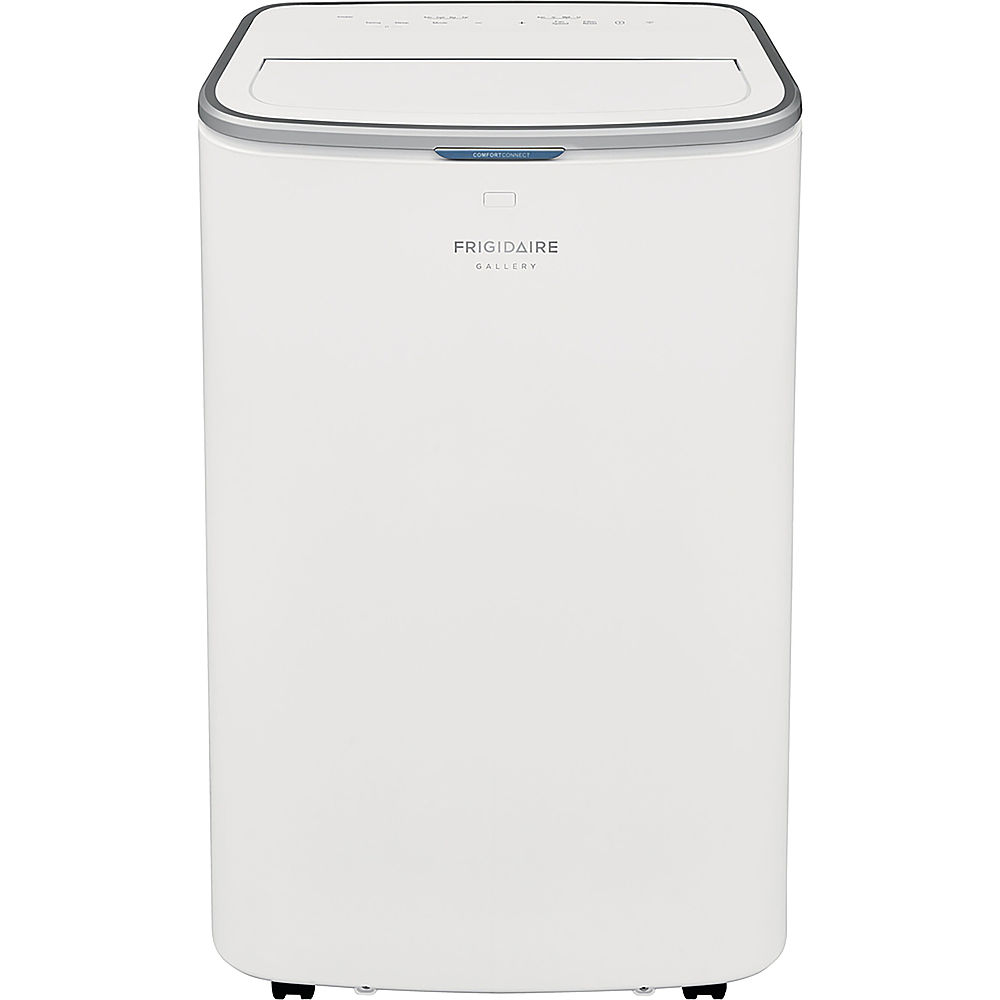Angle View: Frigidaire - Cool Connect Smart Portable Air Conditioner with Wi-Fi Control for a Room up to 600-Sq. Ft. - White