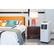 Alt View 15. AireMax - Portable Air Conditioner with Remote Control for Rooms up to 400 Sq. Ft. - White.