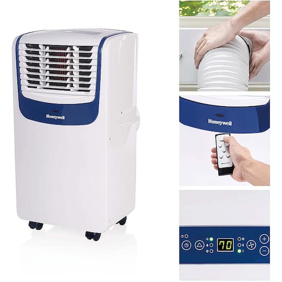 Honeywell 400 Sq. Ft Portable Air Conditioner White Blue