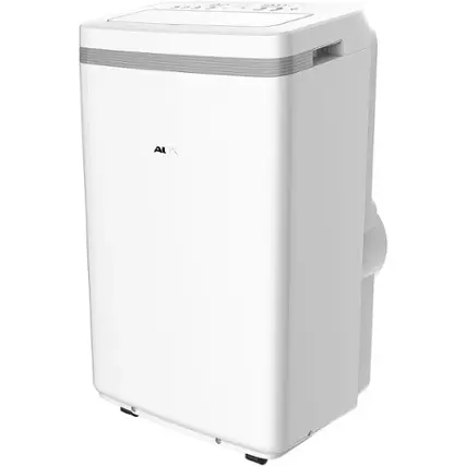 Front. AuxAC - 350 Sq. Ft Portable Air Conditioner and 7,600 BTU Heater - White.