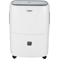 Whirlpool - 40 Pint Dehumidifier - White - Front_Zoom