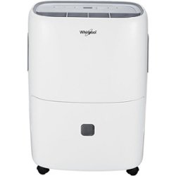Whirlpool - 40 Pint Dehumidifier - White - Front_Zoom