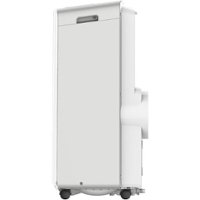Keystone - 115V Portable Air Conditioner with Follow Me Remote Control for a Room up to 250 Sq. Ft. - White - Front_Zoom