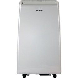 Amana - 300 Sq. Ft. Portable Air Conditioner - White - Front_Zoom