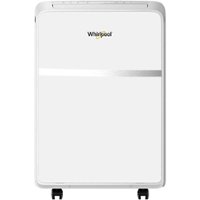 Whirlpool - 350 Sq. Ft Portable Air Conditioner - White - Front_Zoom