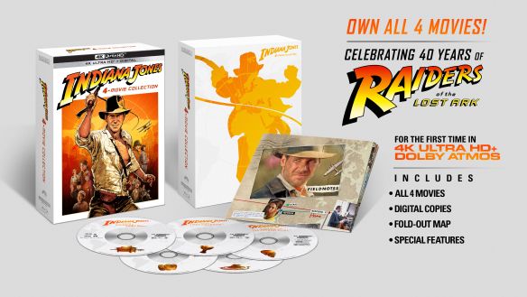 Indiana Jones 4-Movie Collection [Includes Digital Copy] [4K Ultra HD Blu-ray]