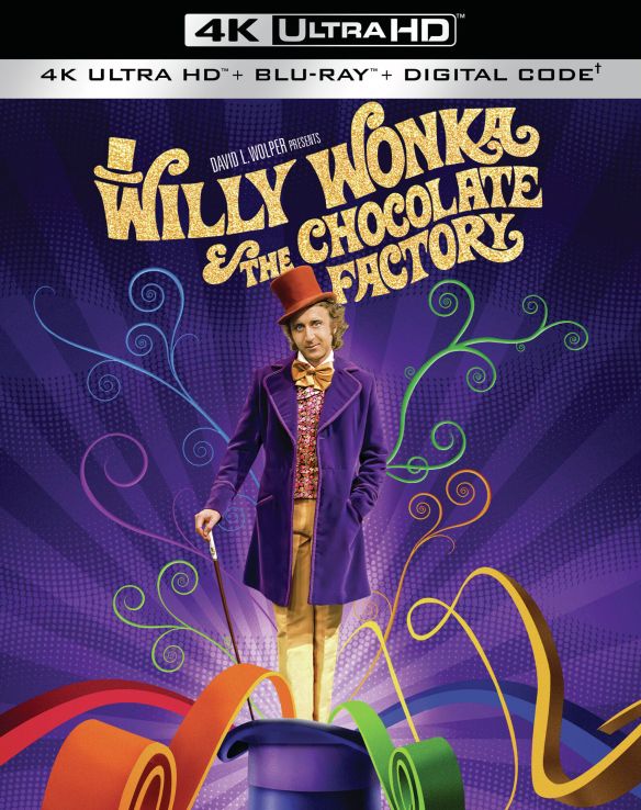 Willy Wonka and the Chocolate Factory [Includes Digital Copy] [4K Ultra HD Blu-ray/Blu-ray] [1971]