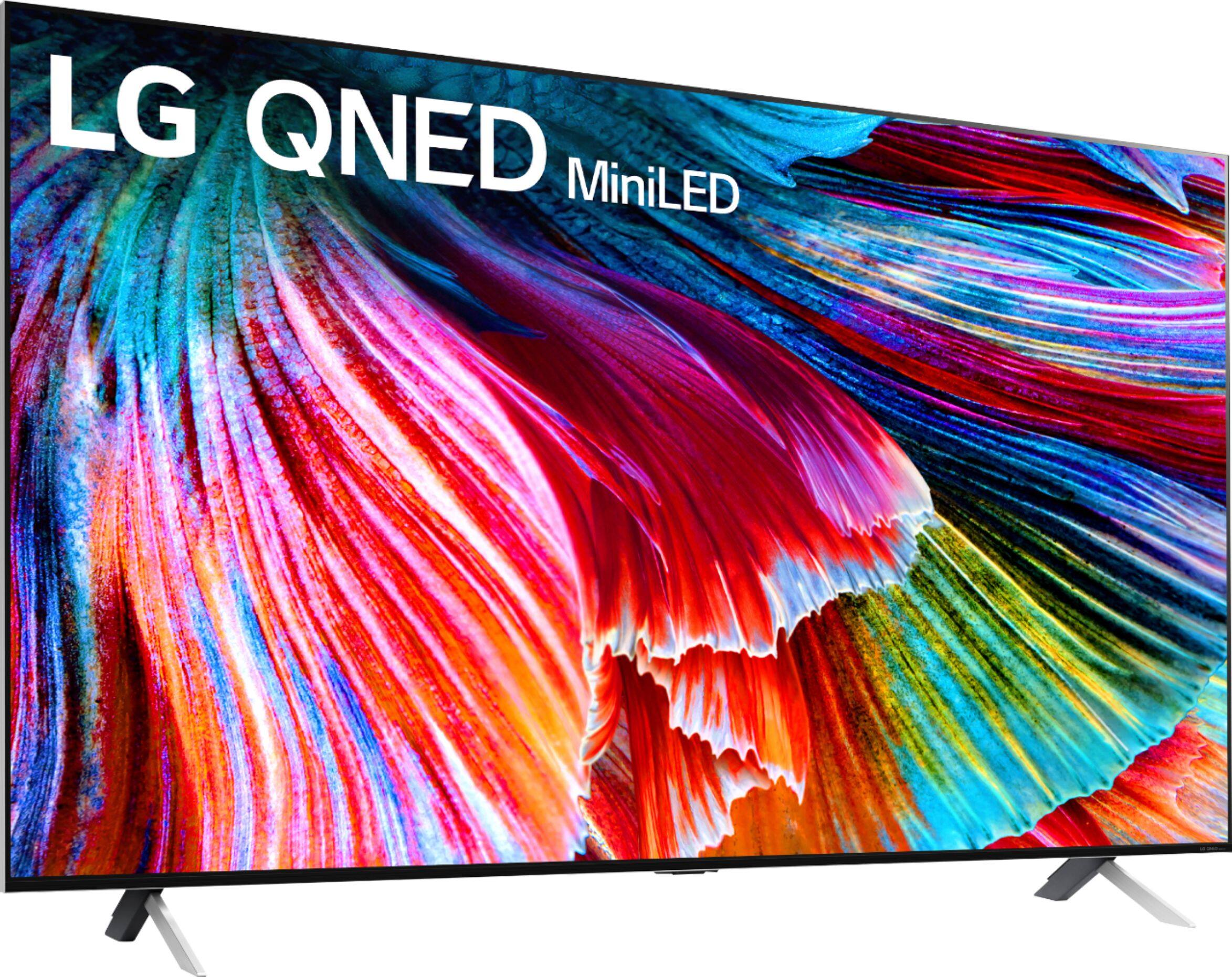 Left. LG - 65" Class 99 Series QNED Mini-LED 8K UHD Smart webOS TV - Gray.