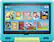 Front. Amazon - Fire 10 Kids – 10.1” Tablet – ages 3-7 - 32 GB - Aquamarine.