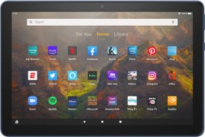 Amazon - Fire HD 10 – 10.1” – Tablet – 64 GB - Denim - Front_Zoom