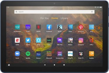 Amazon - Fire HD 10 – 10.1” – Tablet – 64 GB - Denim - Front_Zoom
