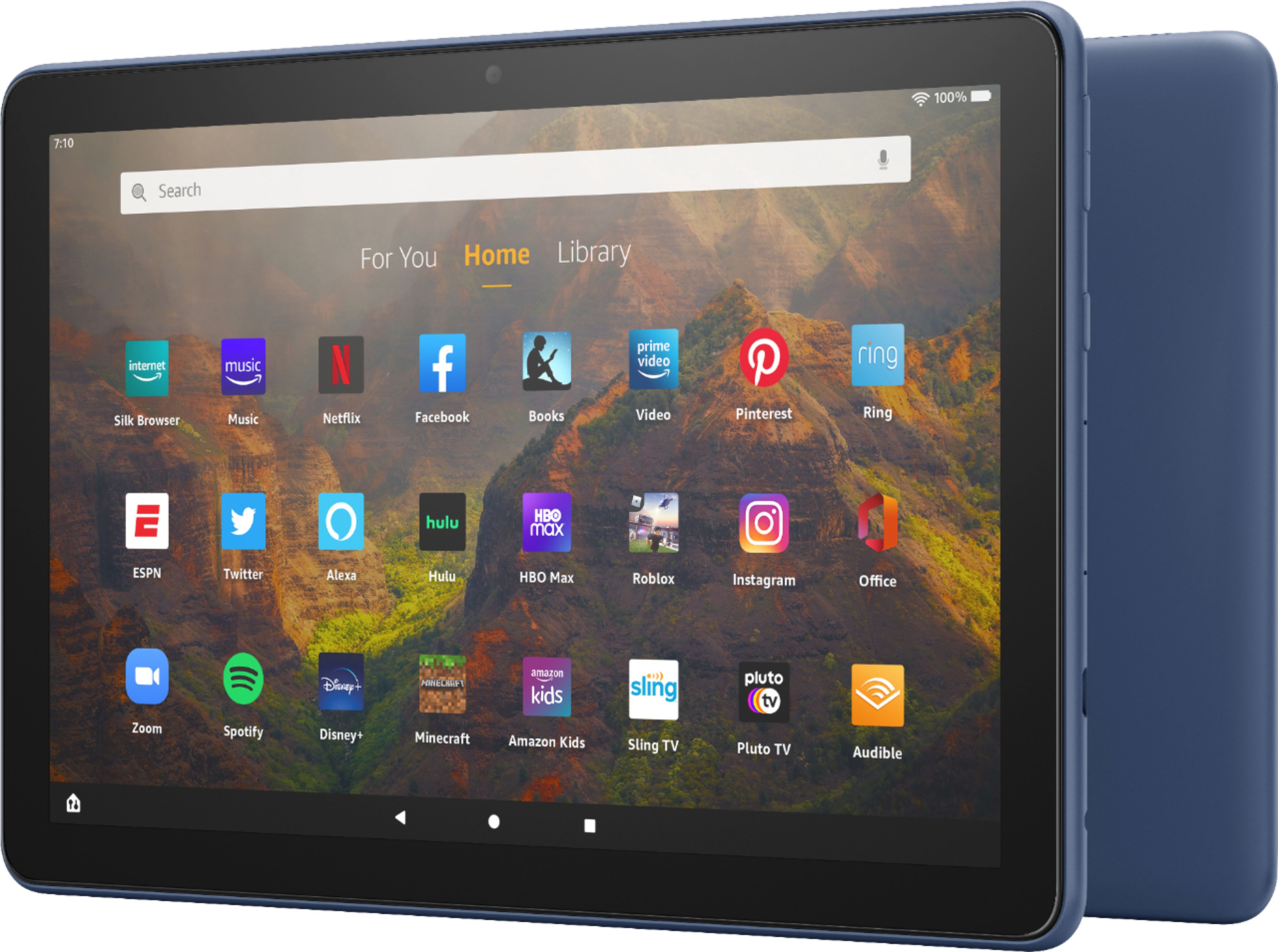 Best Buy: Amazon Fire HD 10 – 10.1” – Tablet – 64 GB Denim B08F5L5XLH